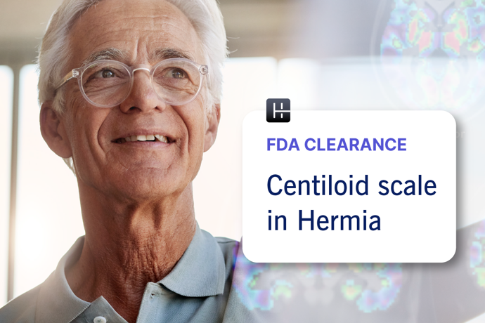 FDA Clearance image of Centiloid scale in Hermia