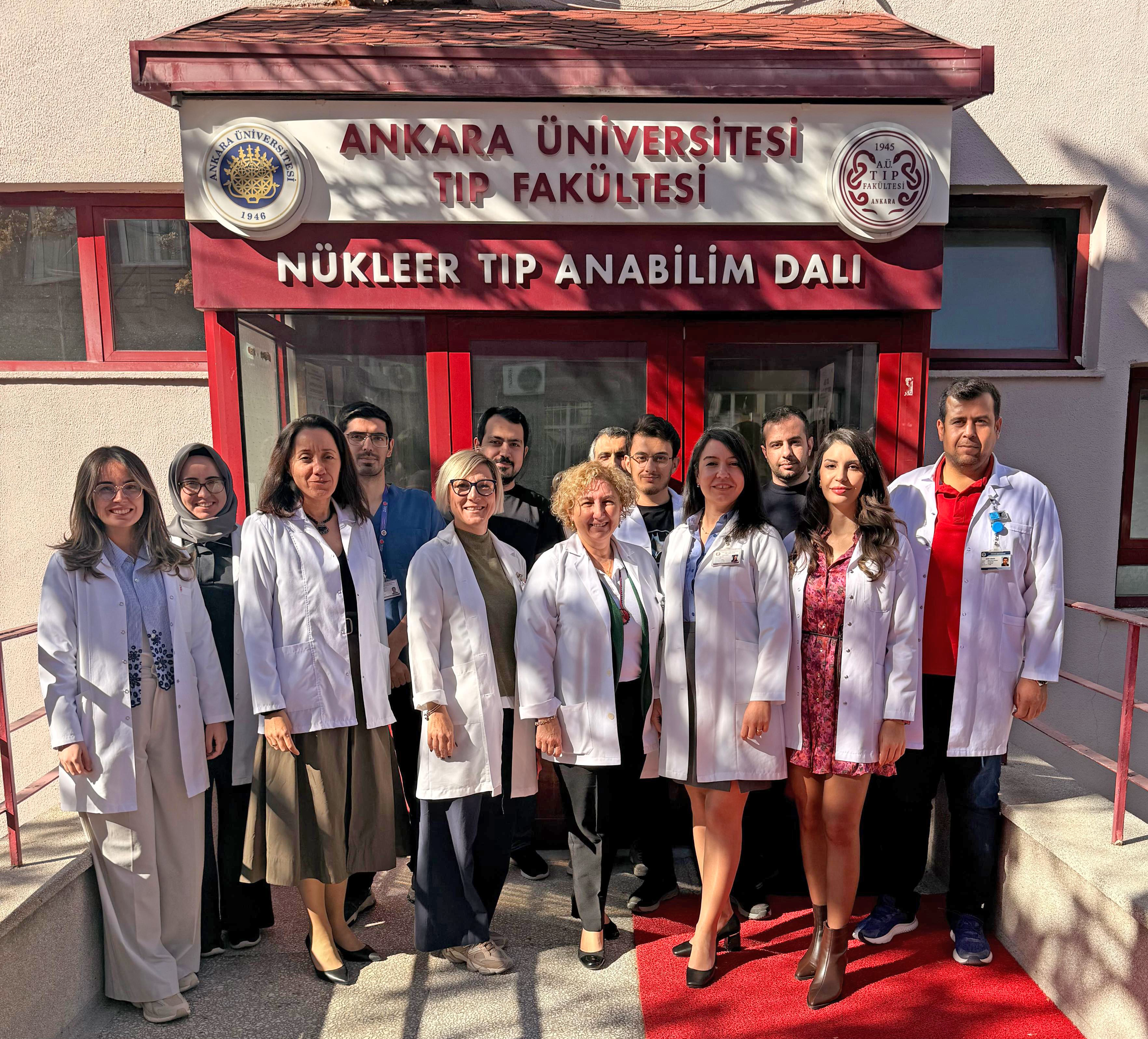 Nuclear medicine team from the Ankara University
