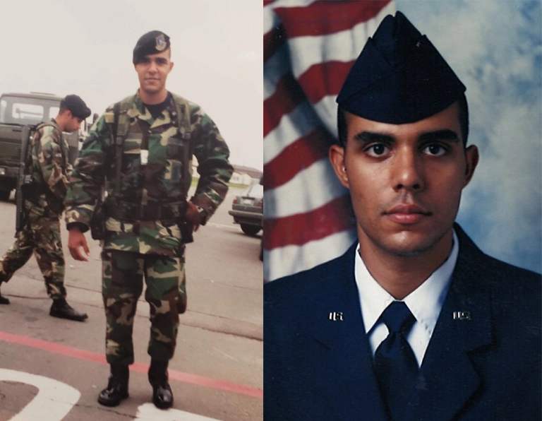 US Air force soldier in the 1990's